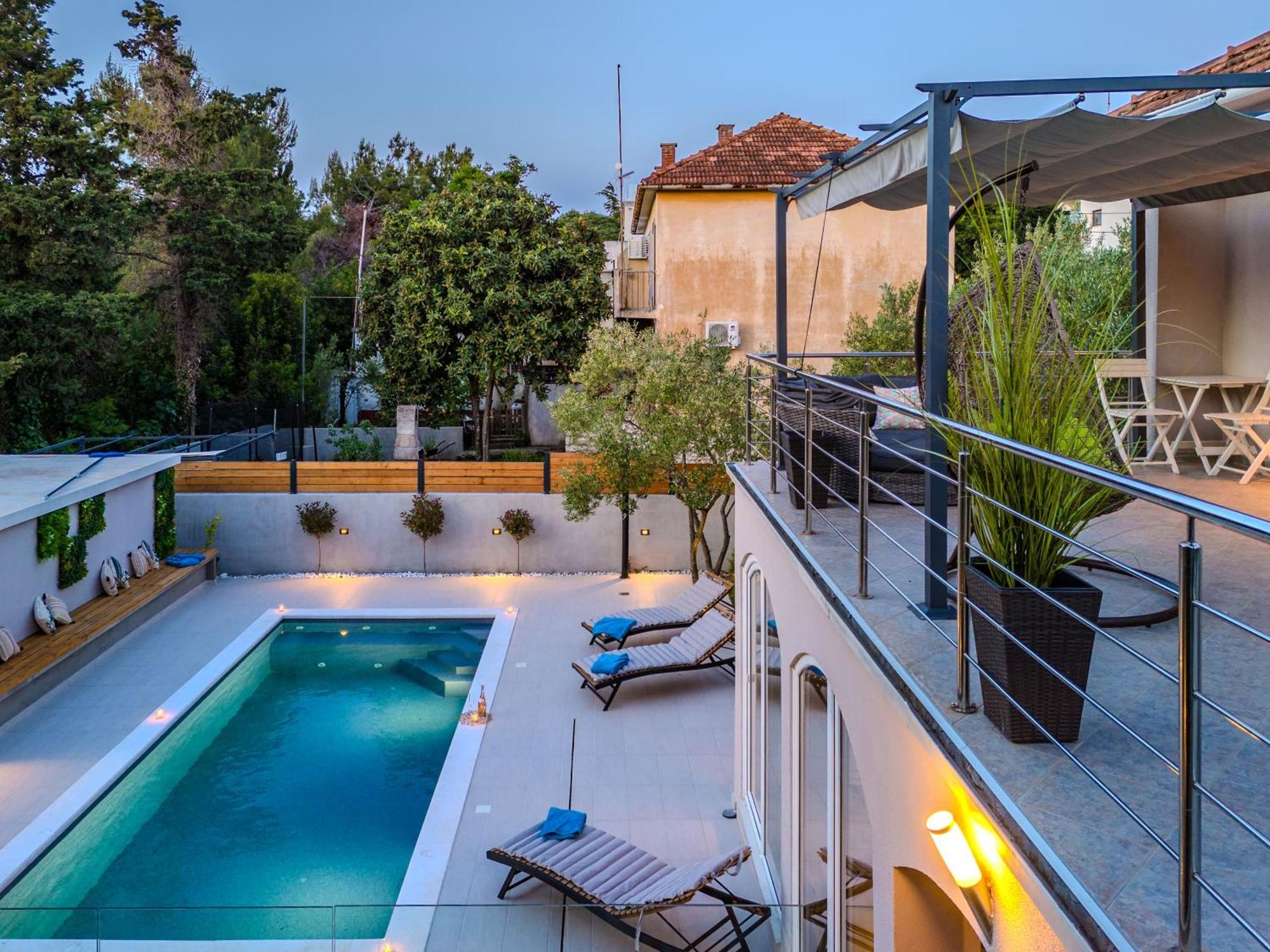 Villa B&D Zadar For The Complete Pleasure Of Vacation !Heated! Private Pool! Green Oasis In The Center Of Zadar, 100M From The Sea Exteriér fotografie