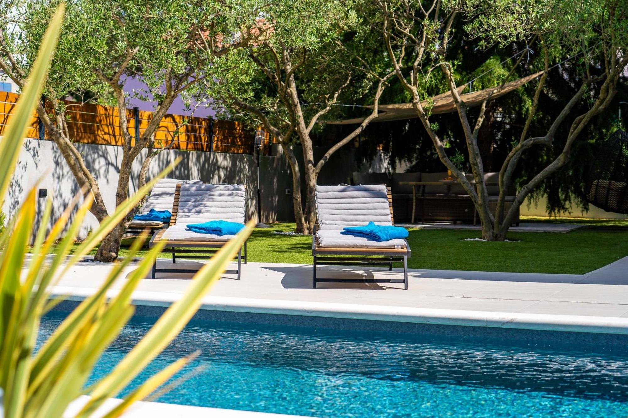 Villa B&D Zadar For The Complete Pleasure Of Vacation !Heated! Private Pool! Green Oasis In The Center Of Zadar, 100M From The Sea Exteriér fotografie